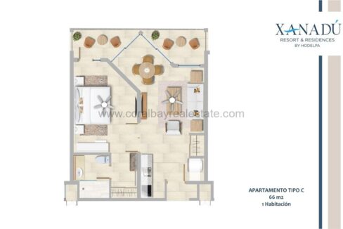 1-Bed-1-bath-66-m2-C